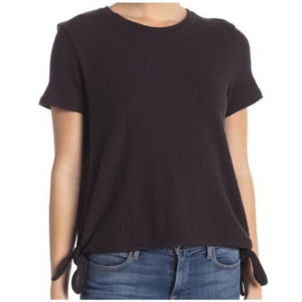 Madewell Texture and Thread Side tie Top